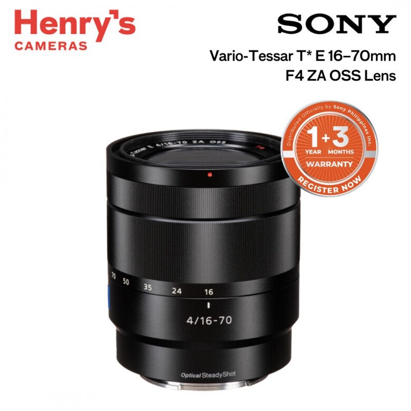 Sony Vario-Tessar® T* E16–70 mm F/4 ZA OSS